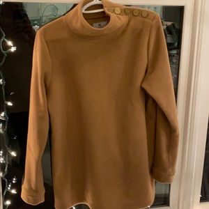 Dudley Stephens camel fleece.  Size L.